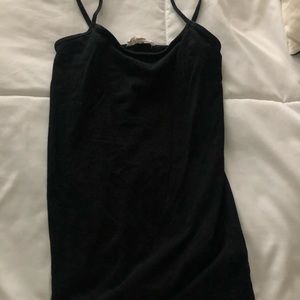 Black tank top